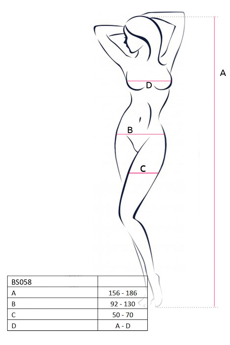 Catsuit a stringhe CL