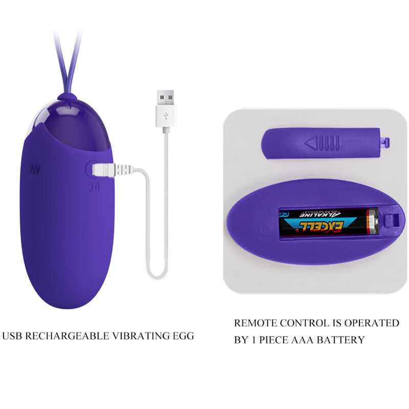UOVO VIBRANTE TELECOMANDATO VIOLA