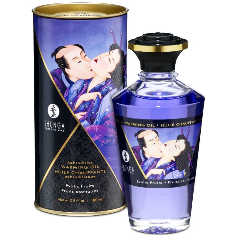 OLIO DA MASSAGGIO EFFETTO CALORE SAPORE DI FRUTTA ESOTICA 100 ML