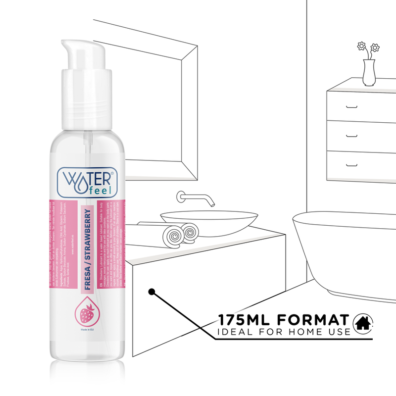 LUBRIFICANTE A BASE ACQUA DI FRAGOLA 175 ML