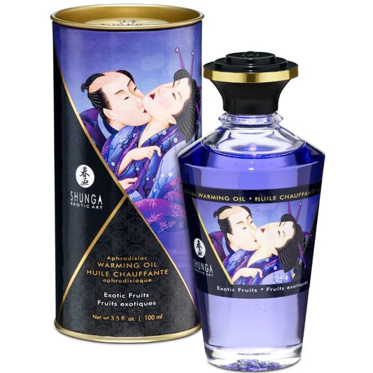 OLIO DA MASSAGGIO EFFETTO CALORE SAPORE DI FRUTTA ESOTICA 100 ML